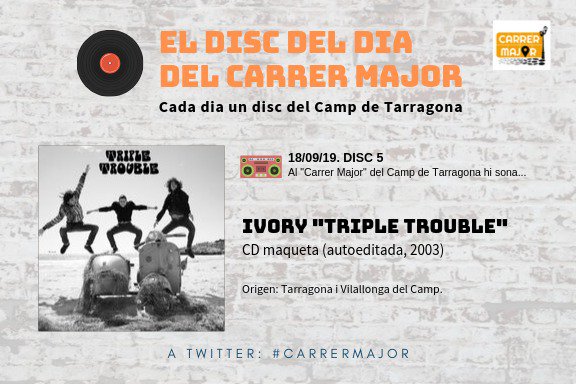? El disc del dia del Carrer Major. 05: Ivory “Triple Trouble” (2013)