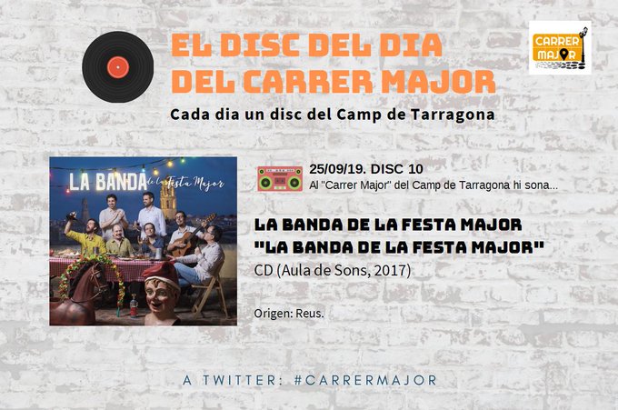 ? El disc del dia del Carrer Major. 10: La Banda de la Festa Major “La Banda de la Festa Major” (2017)