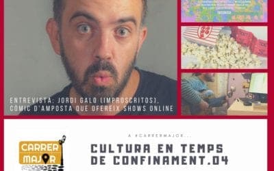 ? Cultura en temps de confinament. 04: “#VidaAtHome del Festival Vida, pelis i docus gratis, entrevista a Jordi Galo d’Improscritos, agenda i cançó de Cesk Freixas”