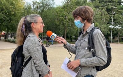 🔊 Connexió en directe amb Iolanda Fontgivell i Pilar Sans pel Festival COS 2021